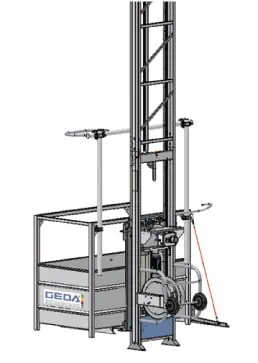 200kg Combi Lift Materials Hoist For Hire Sydney Hoists Rentals