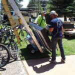 ladder lift in action