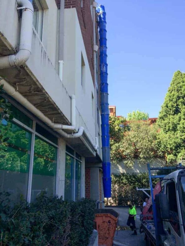 Rent Rubbish Chutes Construction Chute For Hire