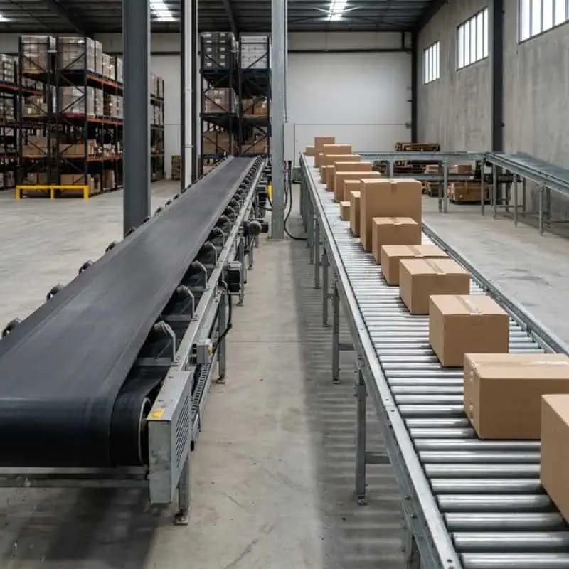 Gravity Roller Conveyors vs Powered Belt Conveyors: How to Choose for Your Site