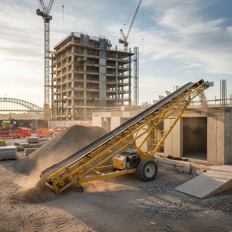 How Conveyor Hire Improves Safety and Efficiency on Sydney Construction Sites