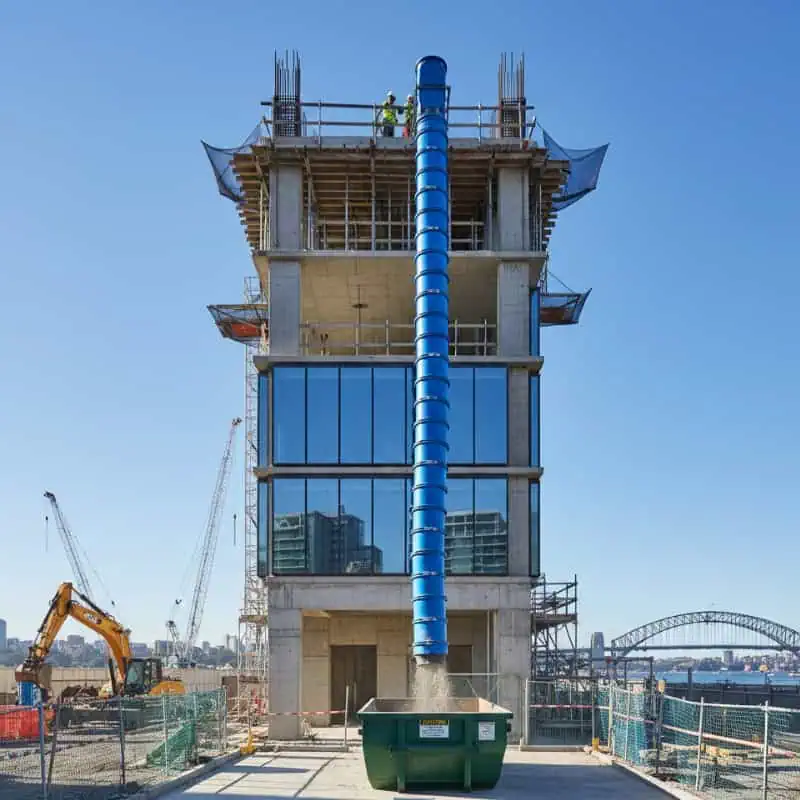 How Rubbish Chutes Improve Safety, Efficiency, and Compliance on Sydney Building Sites