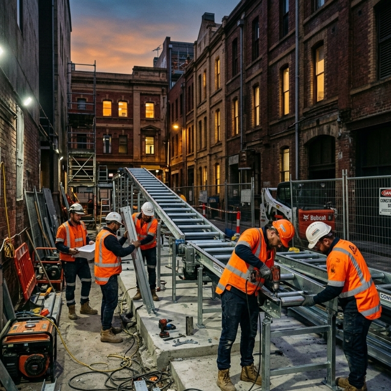 When Modular Conveyors Outperform Traditional Belt Set-Ups on Tight Aussie Sites