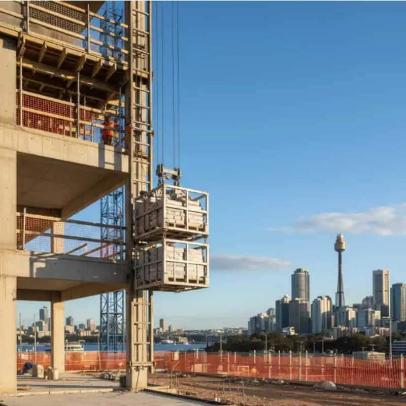 Why Brick Hoist Hire Is Essential for Multi-Storey Construction in Sydney